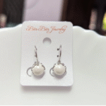 Pearl Leverback Earrings